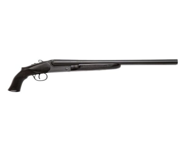 Chiappa 930.385 12G 20" Tactical SXS Shotgun, Black Pistol Grip