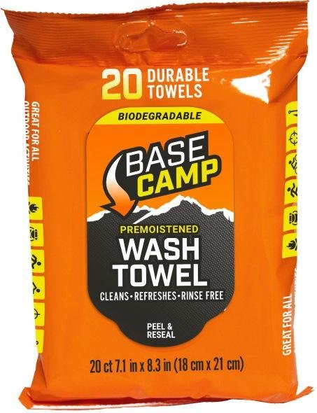 Dead Down Wind Camp Wash Towels 20 Count Biodegradable Hunting