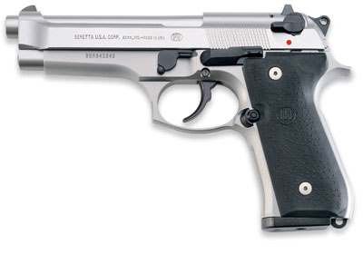 Beretta USA JS92F510 92FS Inox 9mm Luger 4.90" 10+1 Satin Stainless... - Beretta - 9mm