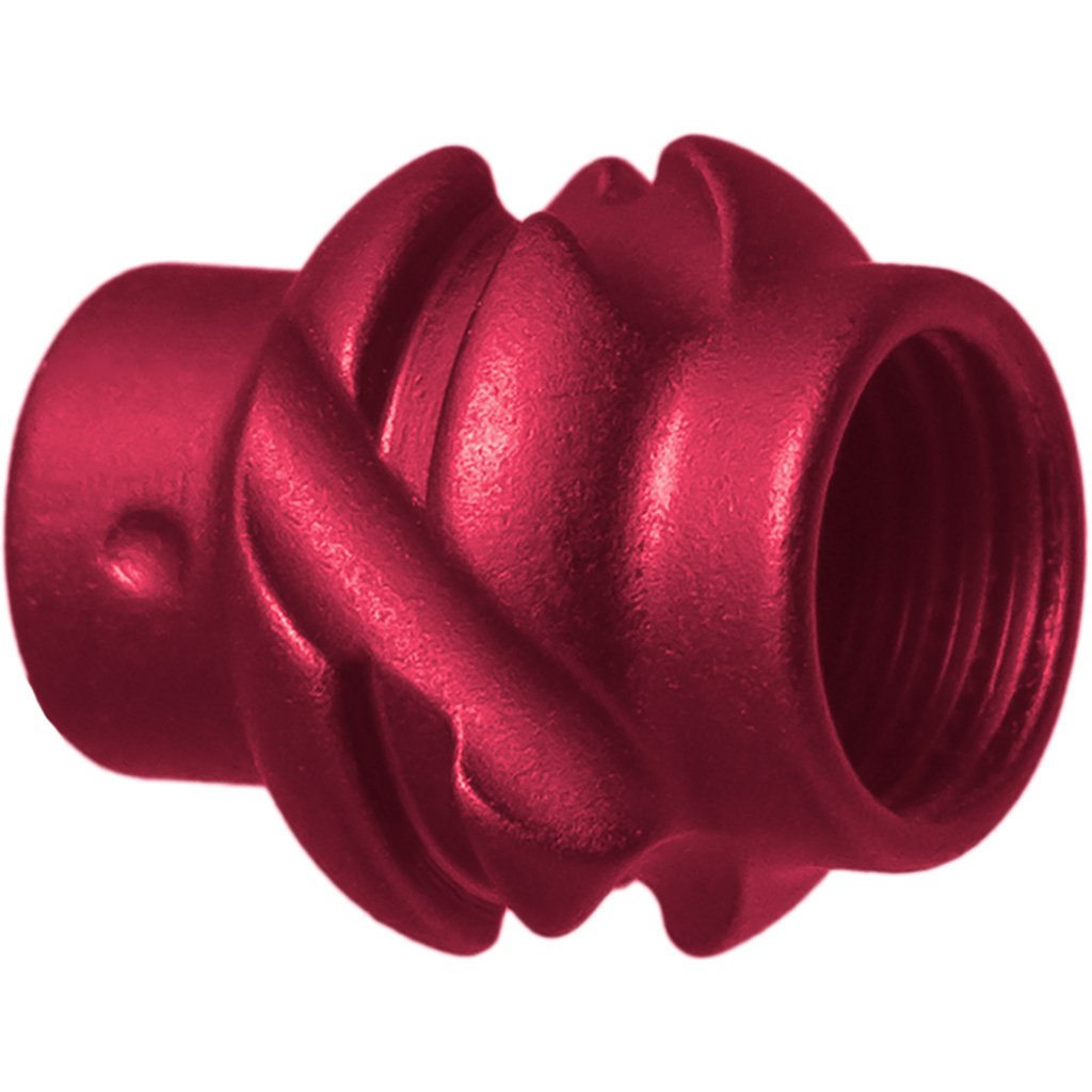 Specialty Archery Podium Peep Red 37/45 deg Dual Groove Aluminum Peep