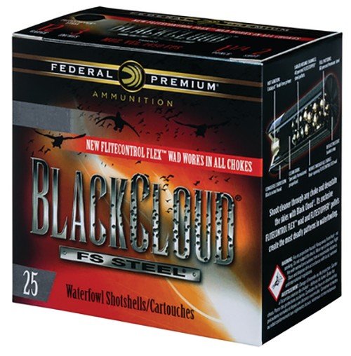 Federal Black Cloud FS 12 Gauge 3in 1 1/8oz #2 Steel 25 Rounds - Federal Premium Ammunition - 12 Gauge