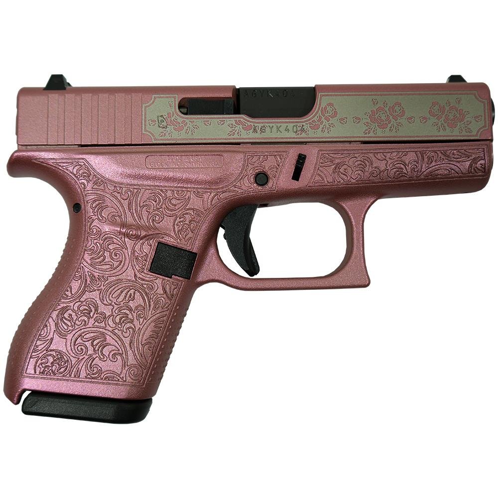Glock UI4250201 G42 Medusa Pink .380 ACP 6rd 3.2" Barrel Subcompact