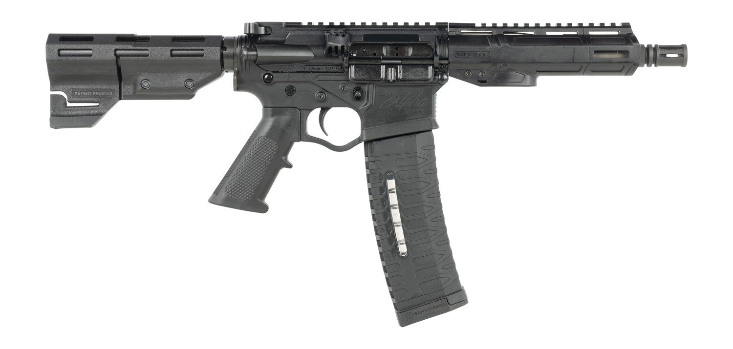 ATI ATIGAX5567ML60TBNS Alpha Maxx 5.56 NATO 60+1 7.50" Black Threaded Barrel, Black Receiver w/Picatinny Rail, Black Polymer Blade, Black A2 Grip