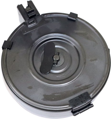 Iver Johnson AK4775RD AK-47 Drum Magazine 7.62x39mm 75-Round Steel - Iver Johnson