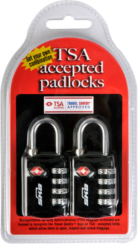 SKB 1SKB-PDL TSA Combo Padlock 2-Pack, Set Your Own Combination