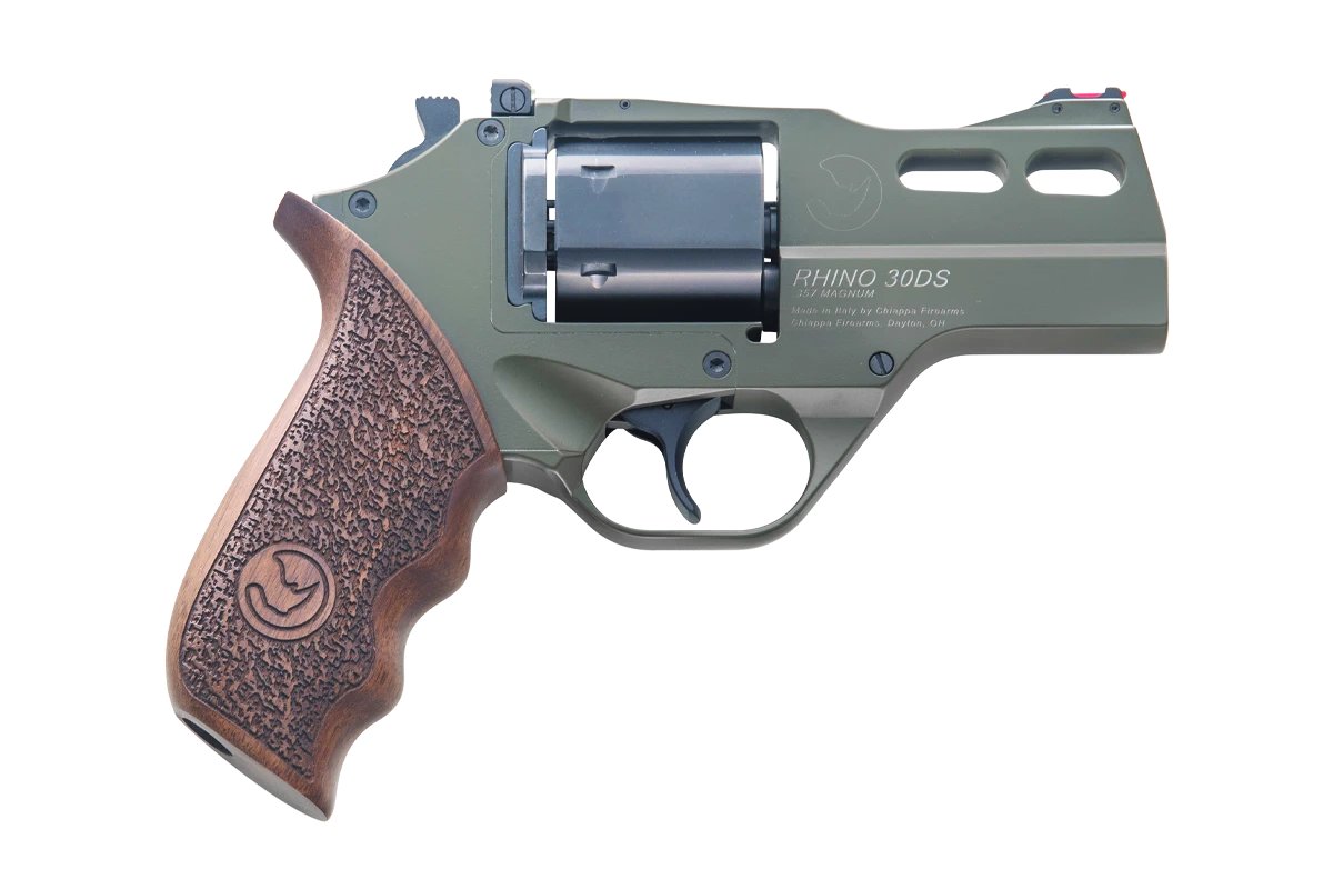 Chiappa Rhino 30DS 357 Magnum 3" ODG Hunter Walnut 6RD - Chiappa Firearms - .357 MAGNUM