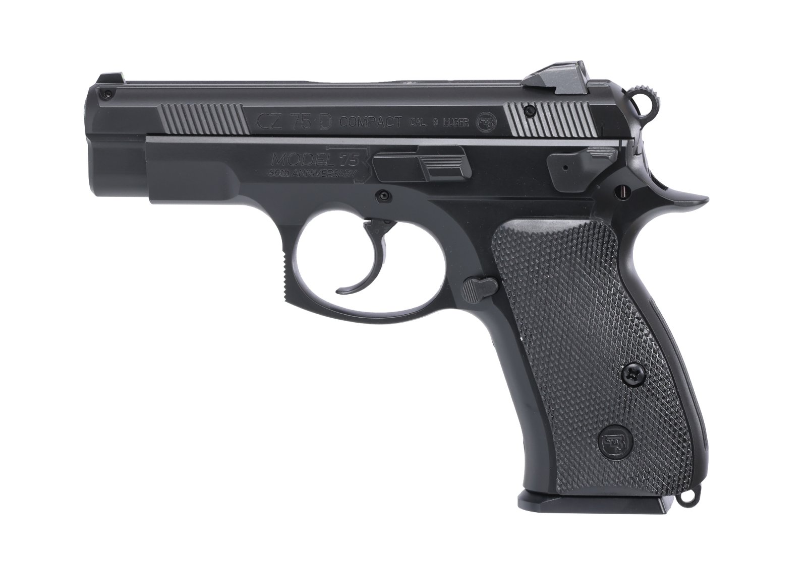 CZ 75 D PCR Anniversary Elite Handgun 9mm Luger 10rd Magazines(2) 3.75 Barrel Steel Frame Manual Safety - CZ-USA - 9mm