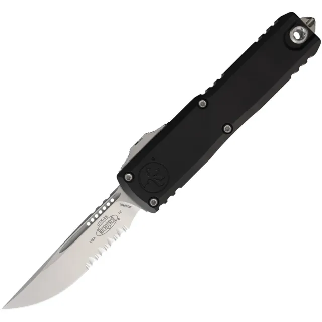 Microtech UTX-85 G4 3.1 In SE/PS Stonewash Black Alu Handle