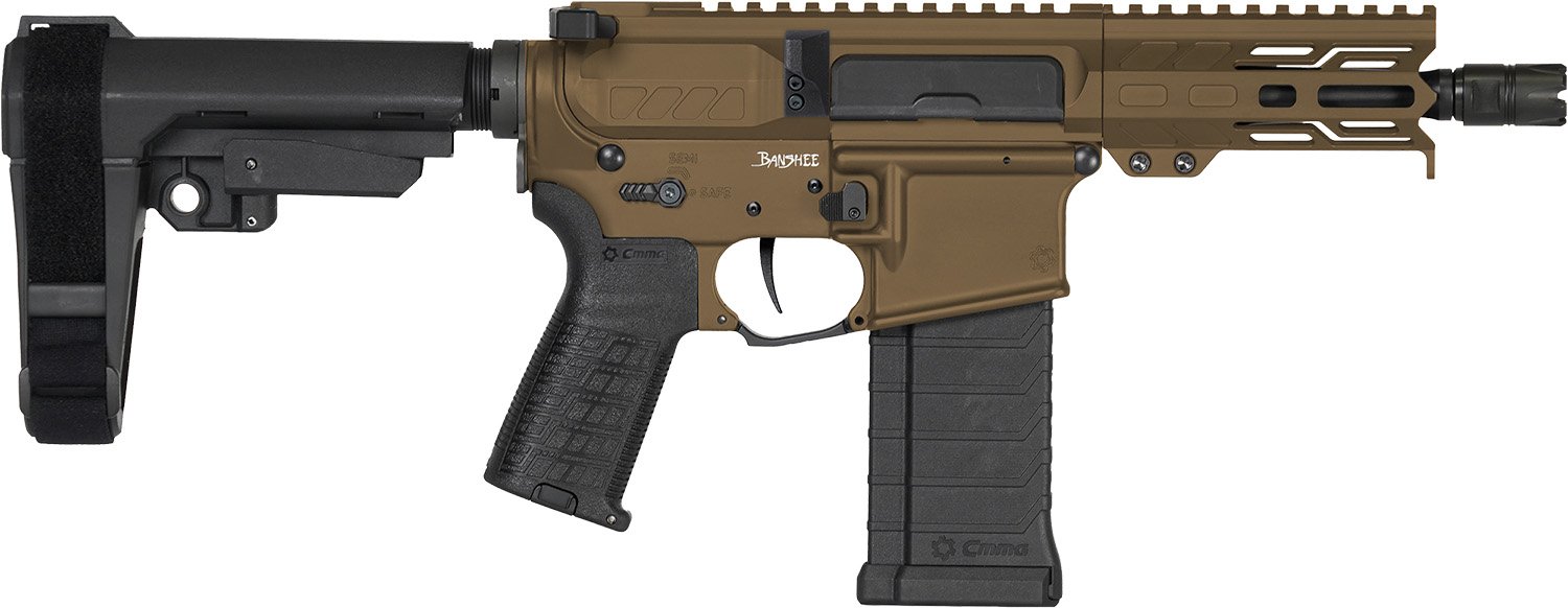 CMMG 54A3B0FMB Banshee MK4 5.7x28mm 40+1 5" Midnight Bronze - CMMG - 5.7x28mm