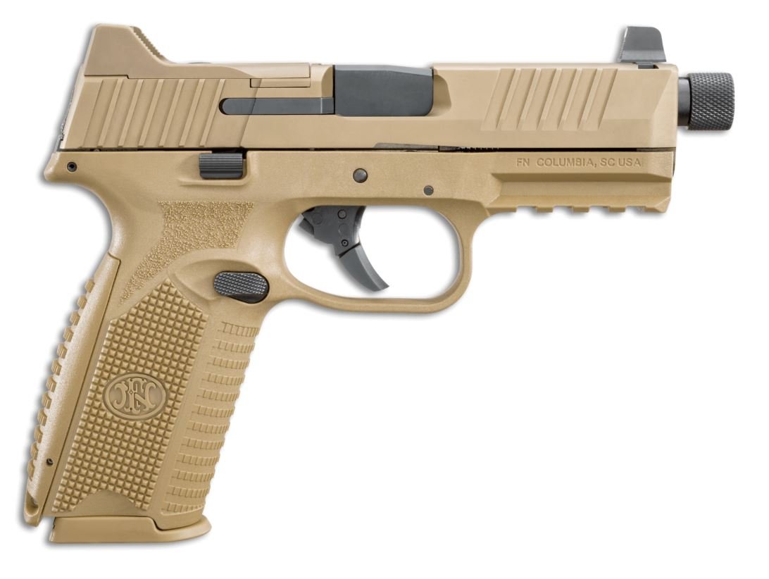 FN 66100383 509T 9mm Luger 10+1 4.50" Black Steel Threaded Barrel... - FN America - 9mm