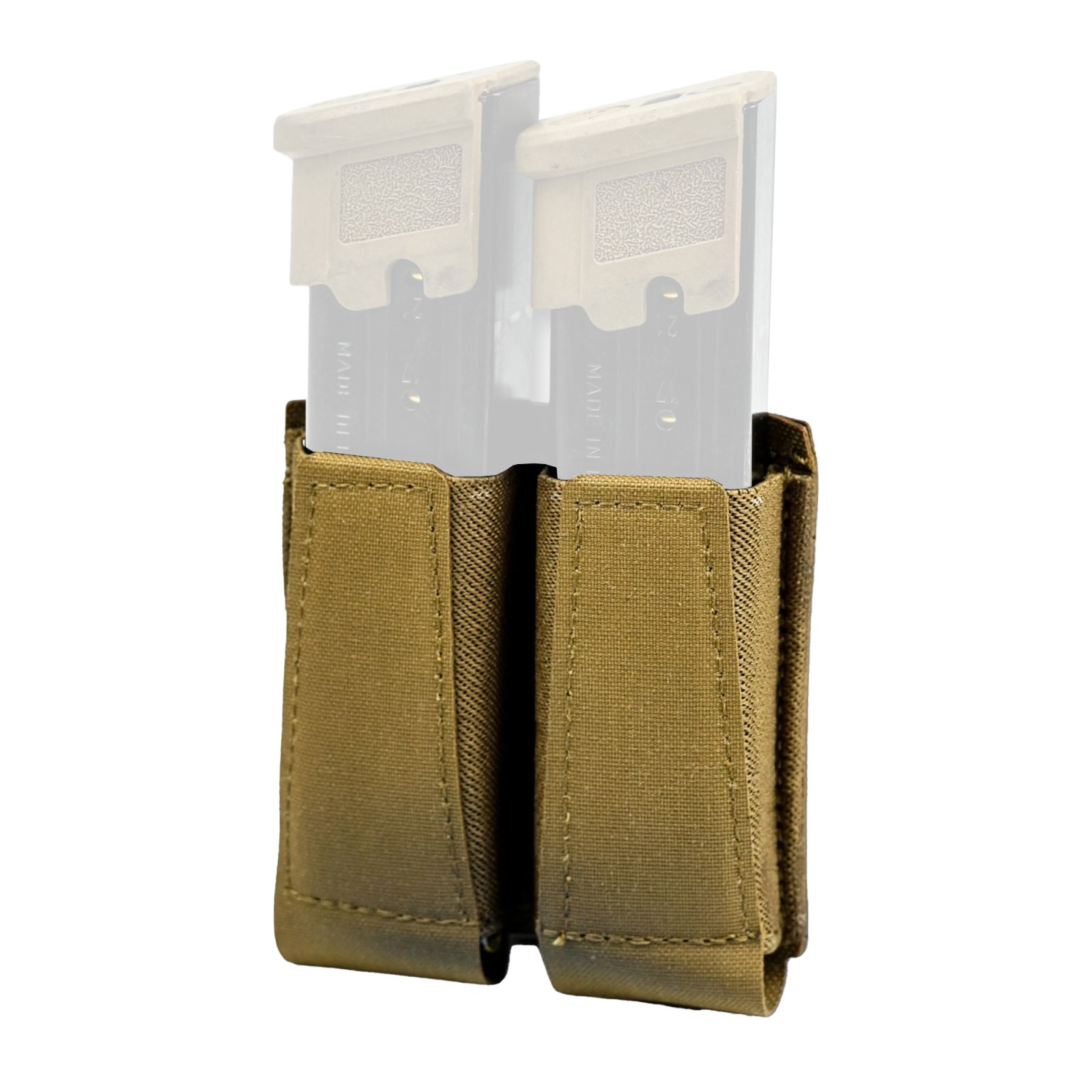 GBRS Group Double Pistol Magazine Pouch Coyote Brown Fits (2) Pistol