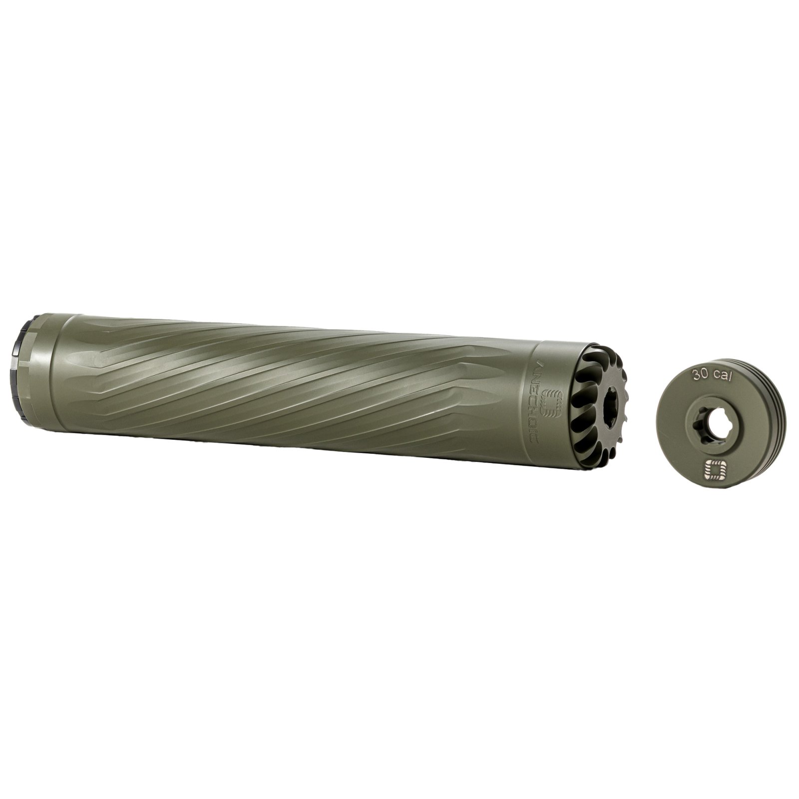 Anechoic X30LOD 30L 22-30Cal Titanium Suppressor Olive 5/8"x24