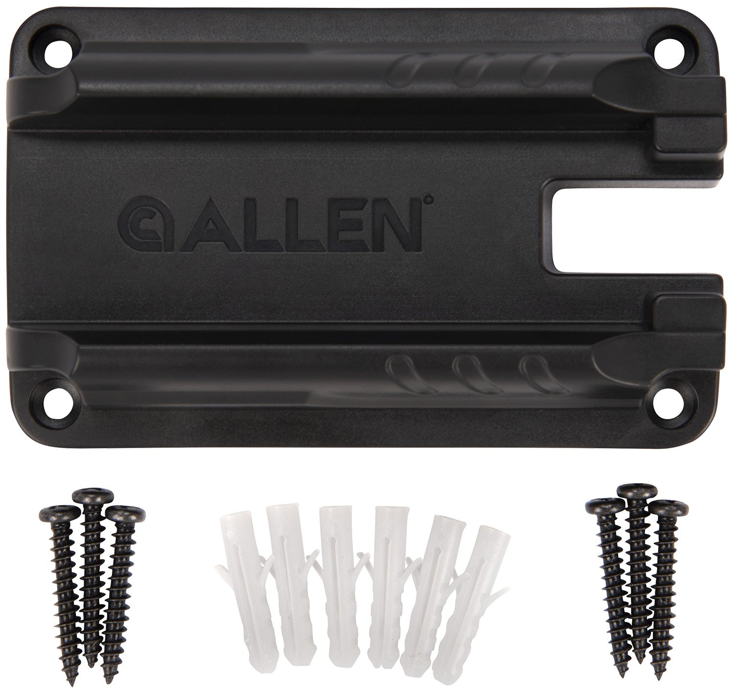 Allen Gun Ready Rail Handgun Magnet Black Metal Holds 1 Handgun - Allen Company - BLACK