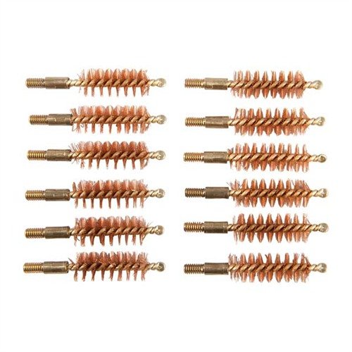 Sinclair INTERNATIONAL BRONZE PISTOL BRUSH 10MM/40/41 CALIBER 8-32M 12 PACK - Sinclair International