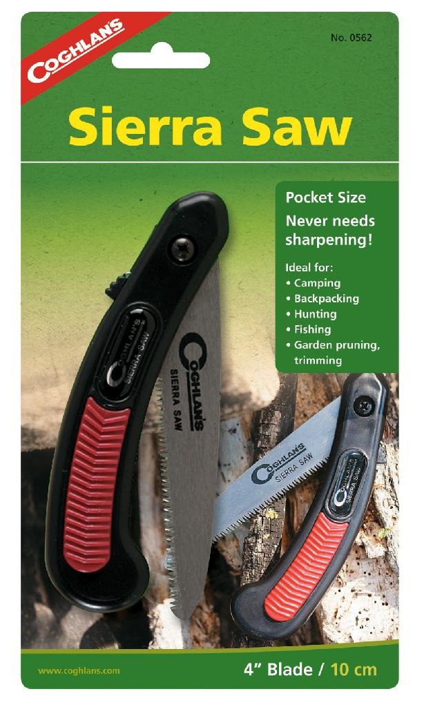 COGHLAN'S 0562 Pocket Sierra Saw Compact, No-Sharpen Blade