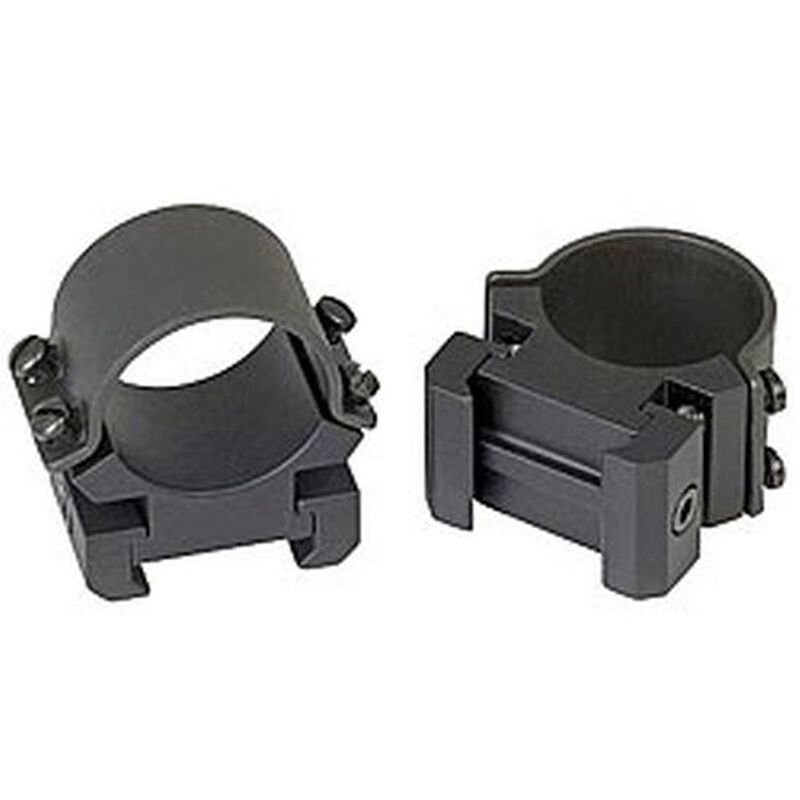 Weaver 49165 Sure Grip Rings 1 Inch Extra High Matte Black Four-Screw - Weaver - 1"