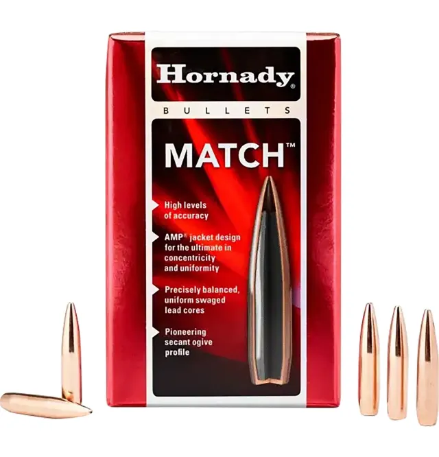 Hornady 27200 Match .277 110gr HPBT Bullets 100/Box - Hornady - 270 Caliber
