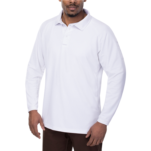 Vertx Coldblack Men's Long Sleeve Polo - Vertx