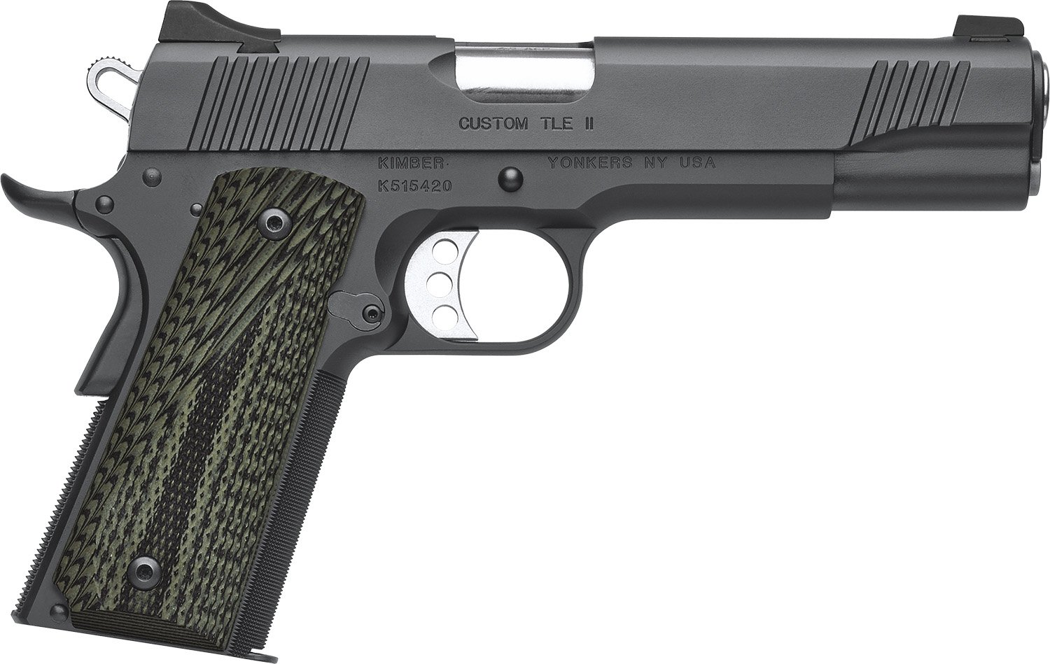 Kimber 3200335 Custom TLE II .45ACP Pistol 5" Tritium Sights 7rd - Kimber Manufacturing, Inc. - 45 ACP