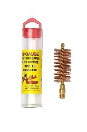 Pro-Shot Phosphorus Bronze Bristles/Brass Core Shotgun Bore Brush (5/16-27 Thread) 10 ga - Pro-Shot Products
