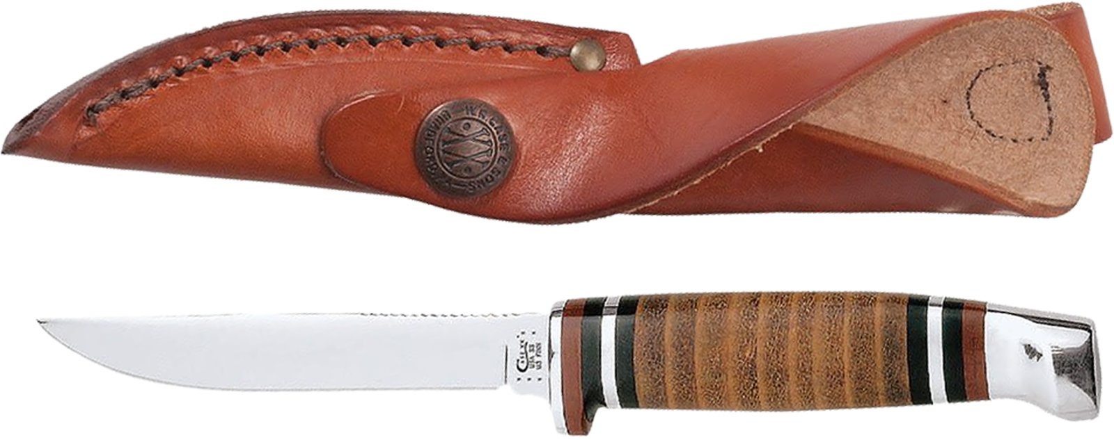 Case 00379 M3 Finn SS Fixed Blade with Sheath - Case Cutlery