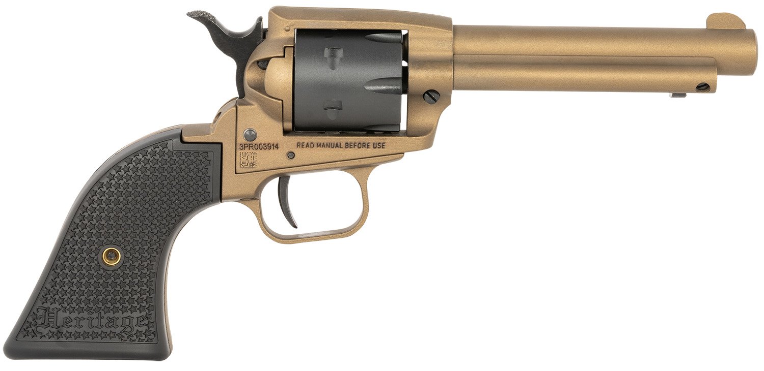 Heritage Mfg SRR22A4 Rough Rider 22 LR 6 Shot 4.75" Burnt Bronze... - Heritage - 22 LR