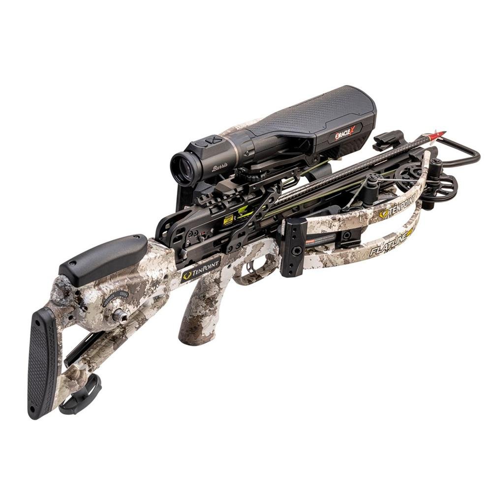 TenPoint CB230086869 Flatline 460 Crossbow Package, 460 FPS, Burris Oracle Scope - TenPoint