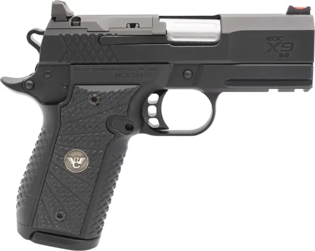 Wilson Combat 1911 EDC X9 2.0 Light Rail OR 9mm Luger 15+1 3.250 Black - Wilson Combat - 9mm Luger
