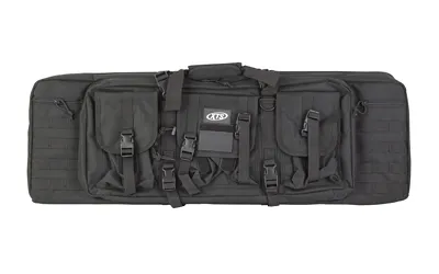 XTS Tactical Double Rifle Case 36 In Black 600D Polyester