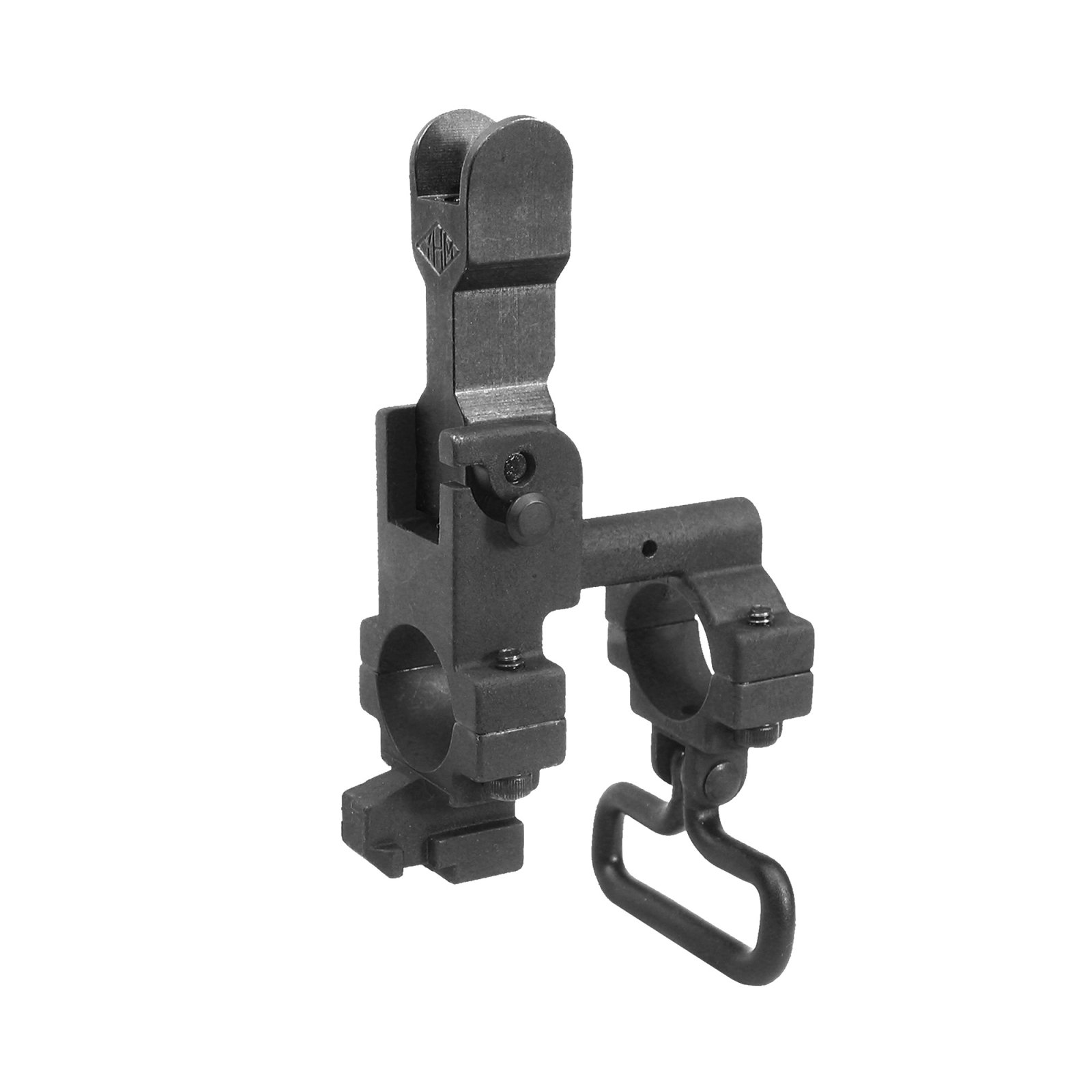 Yankee Hill YHM-9394 Flip Front Sight Tower, Bayonet Lug, Black, AR-15