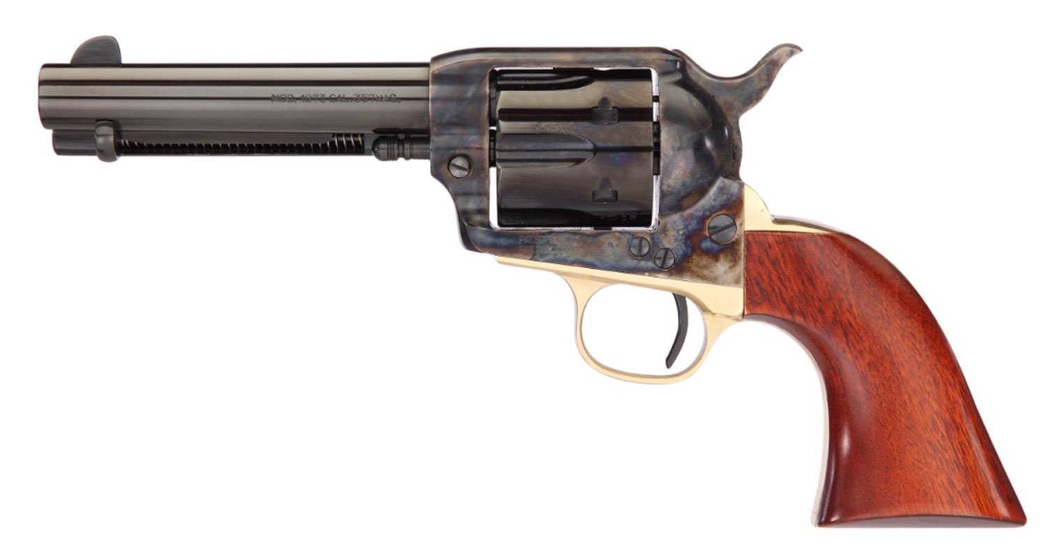 Taylors & Co 0440DE 1873 Ranch Hand Revolver .357 Mag 4.75" Blued Barrel - TAY - 357 Mag
