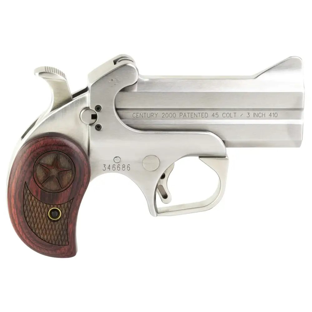 Bond Arms Century 2000 45 Colt 410 3.5 in Barrel Stainless 2 Rounds