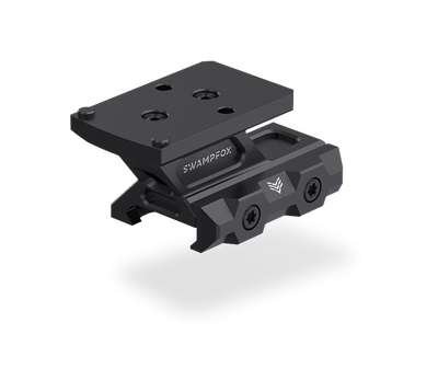 Swampfox Optics Rebel Riser Trijicon RMR Mount - Black, 1.8 oz - Swampfox Optics