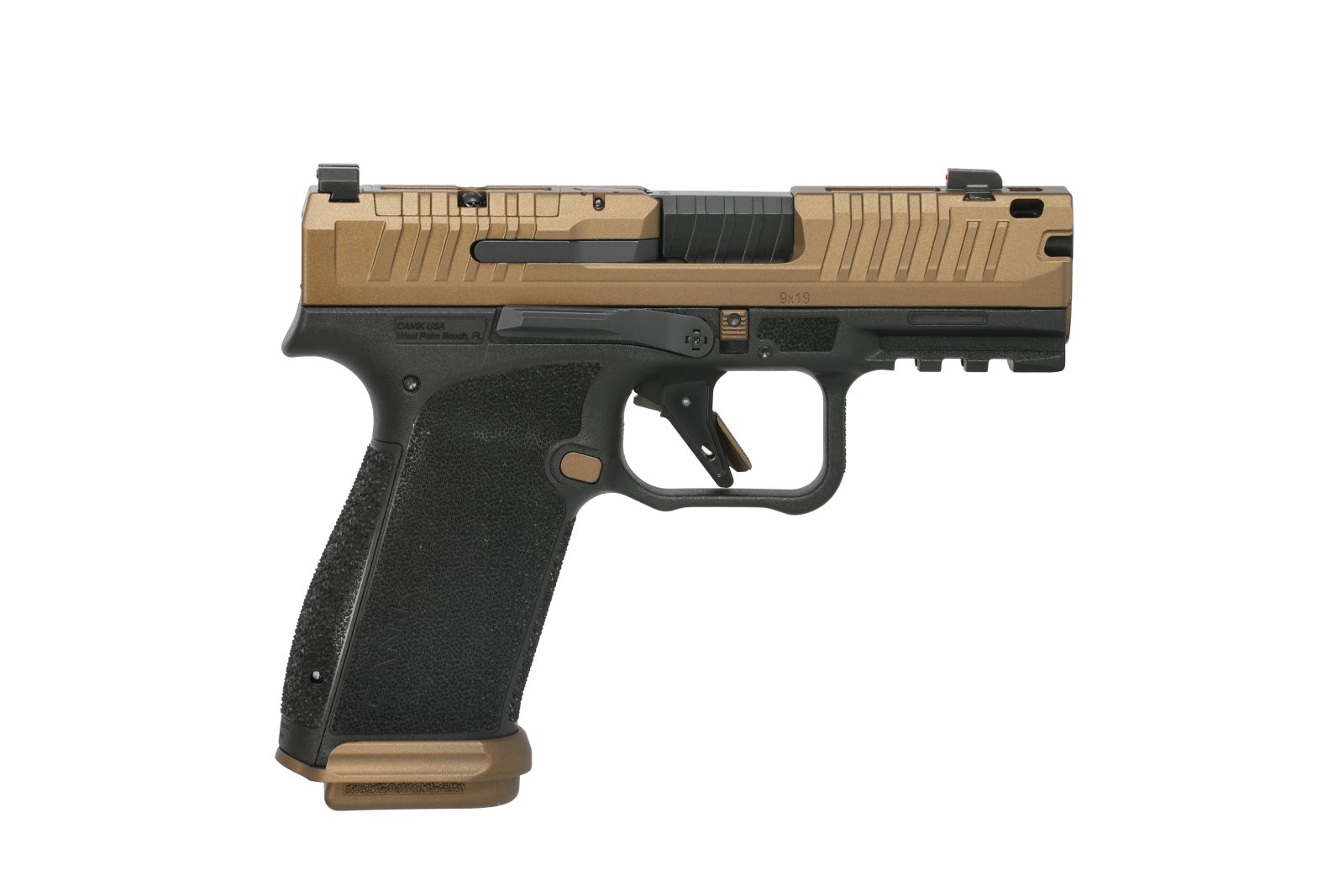 Canik HG8573LE-N METE MC9 PRIME 9mm 3.64" Bronze Cerakote Semi-Auto Pistol