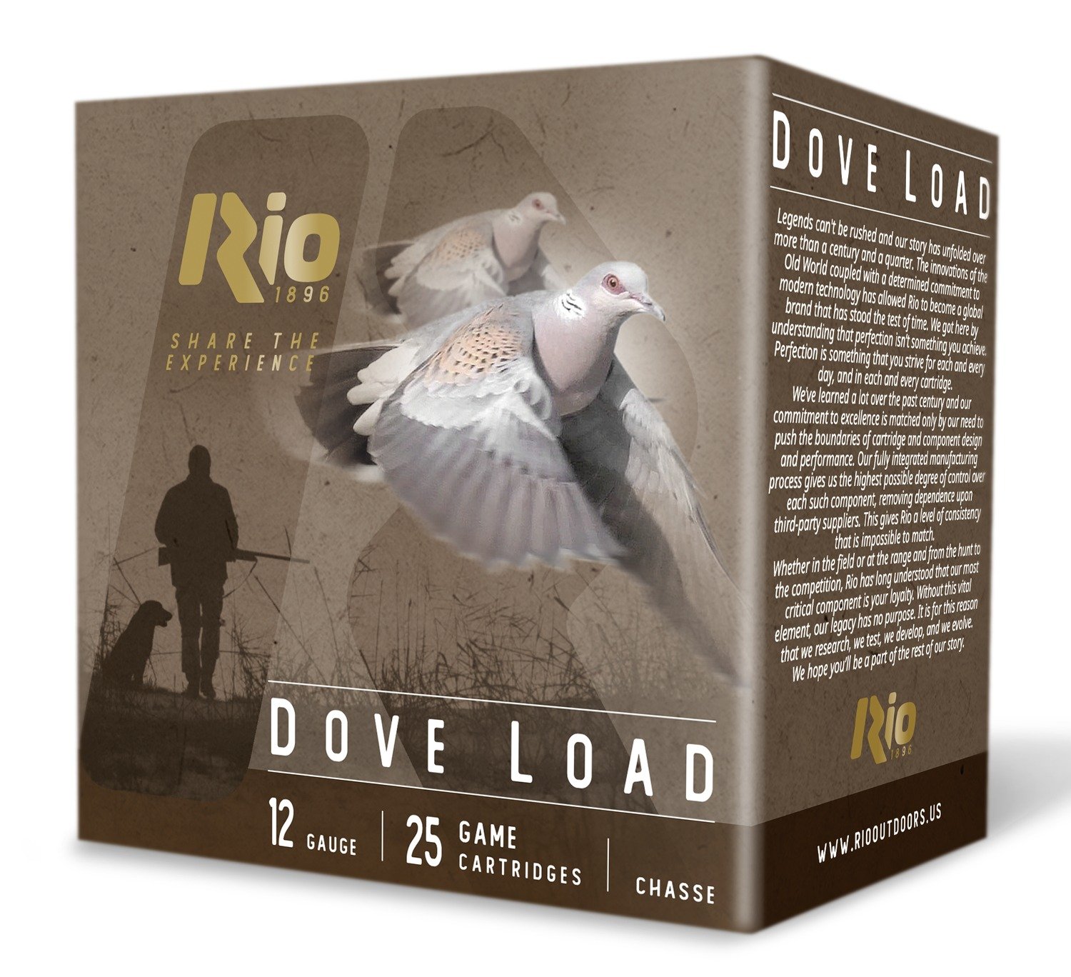 RIO RDL32HV75 DOVE LOAD 12G 2-3/4 7-1/2 25/10