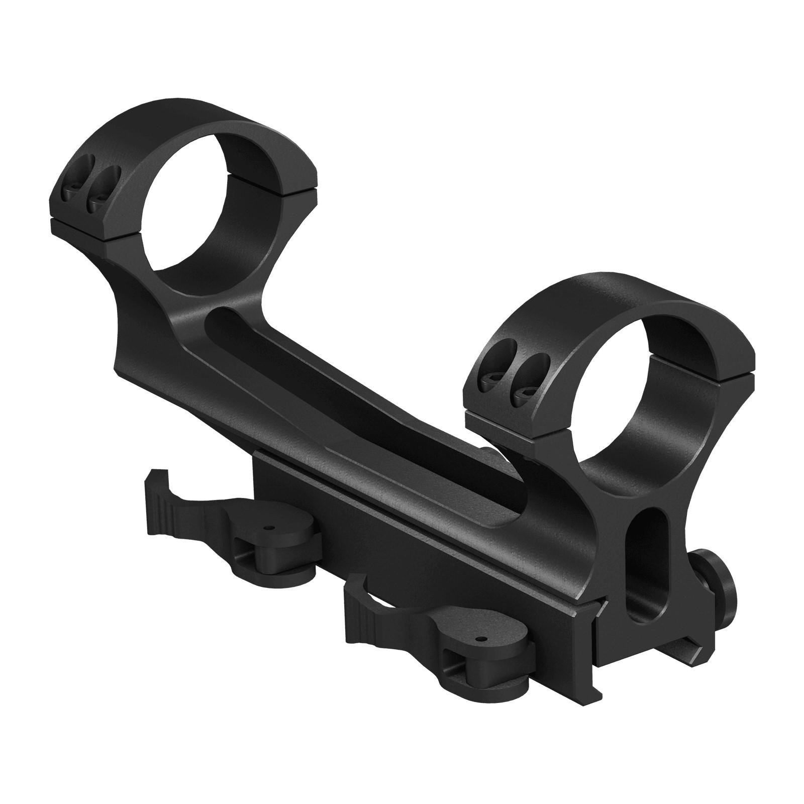 Atn Dual Cantilever Qdm Optics Mount 30Mm Matte Bl - ATN - DUAL CANTILEVER
