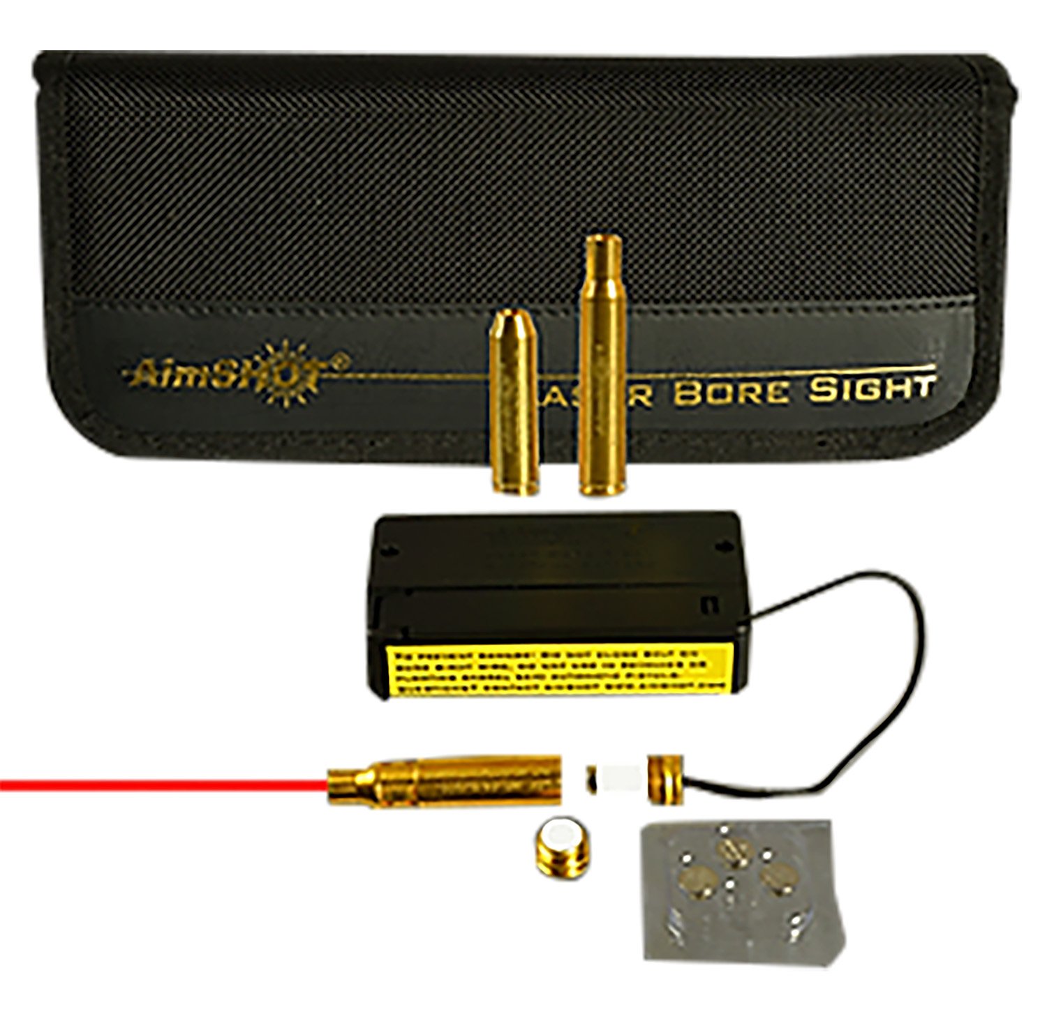 Aimshot MBSKIT1 Modular Rifle Boresighter Kit BS223/AR243/AR3006 Brass