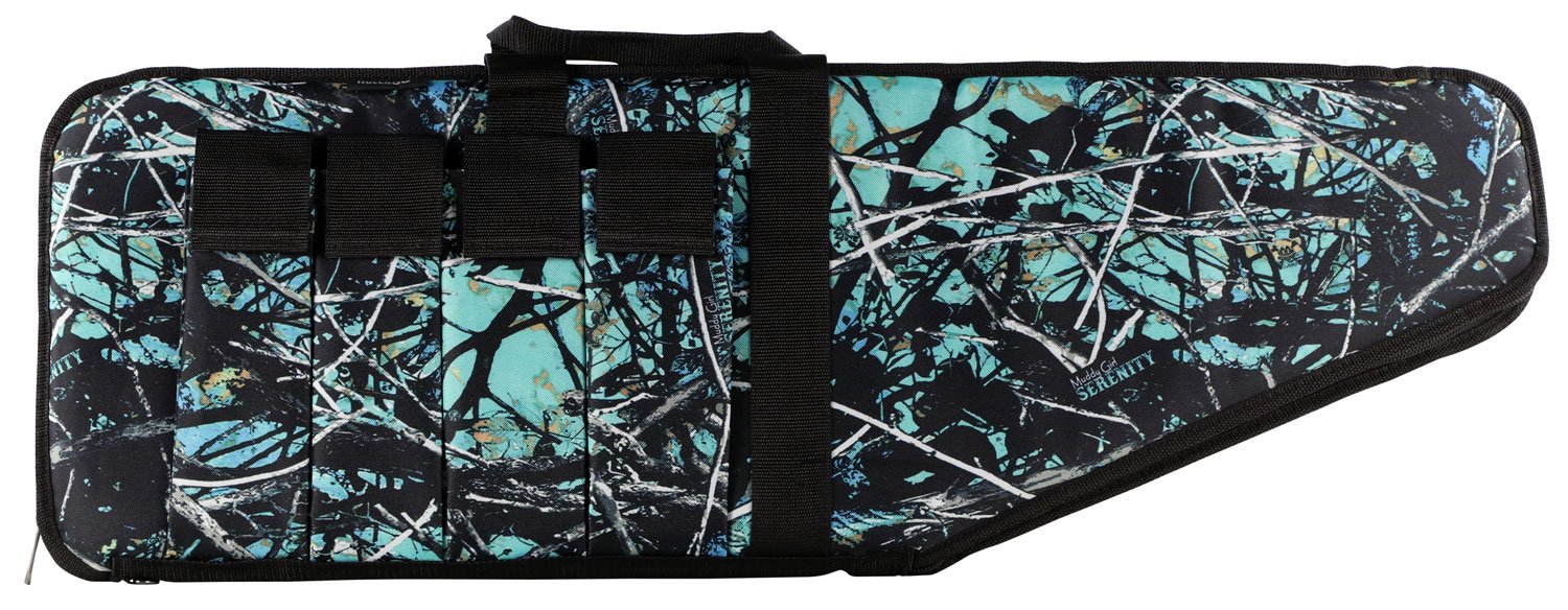 Bulldog SRN1038 38" Muddy Girl Camo Tactical Rifle Case, Water-Resistant - Bulldog - MUDDY GIRL SERENITY CAMO/BLACK