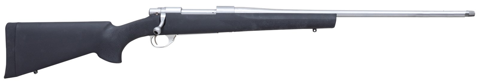 Howa M1500 7MM Remington 24 in Stainless Steel Barrel Hogue Black Stock - LSI - 7MM REM MAG
