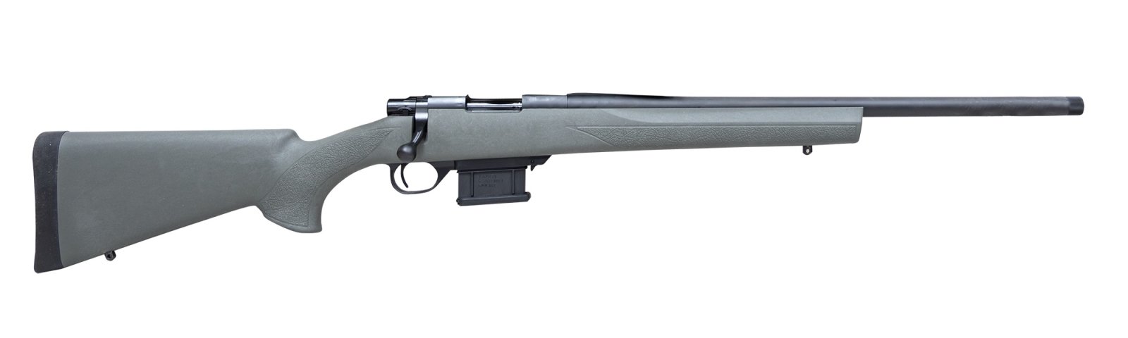 Howa HMA60804G Mini Action M1500 Rifle, 6MM ARC, 20" Heavy Threaded Barrel, OD Green HTI Synthetic Stock, Right Hand - Howa - 6mm ARC