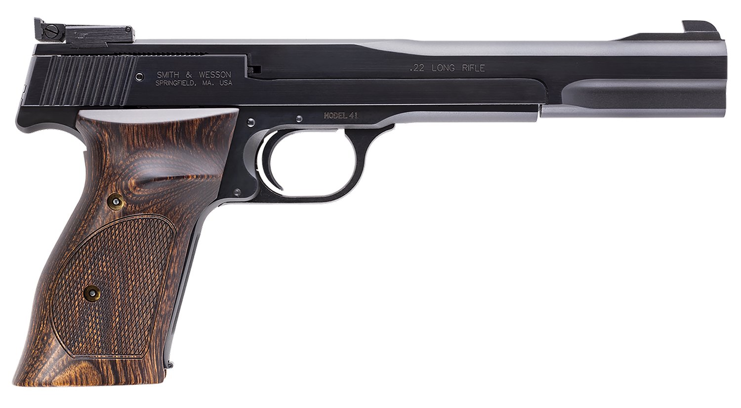 Smith & Wesson Model 41 .22 LR 7 in Blued 10+1 Striker Fire Pistol - Smith & Wesson - 22 LR