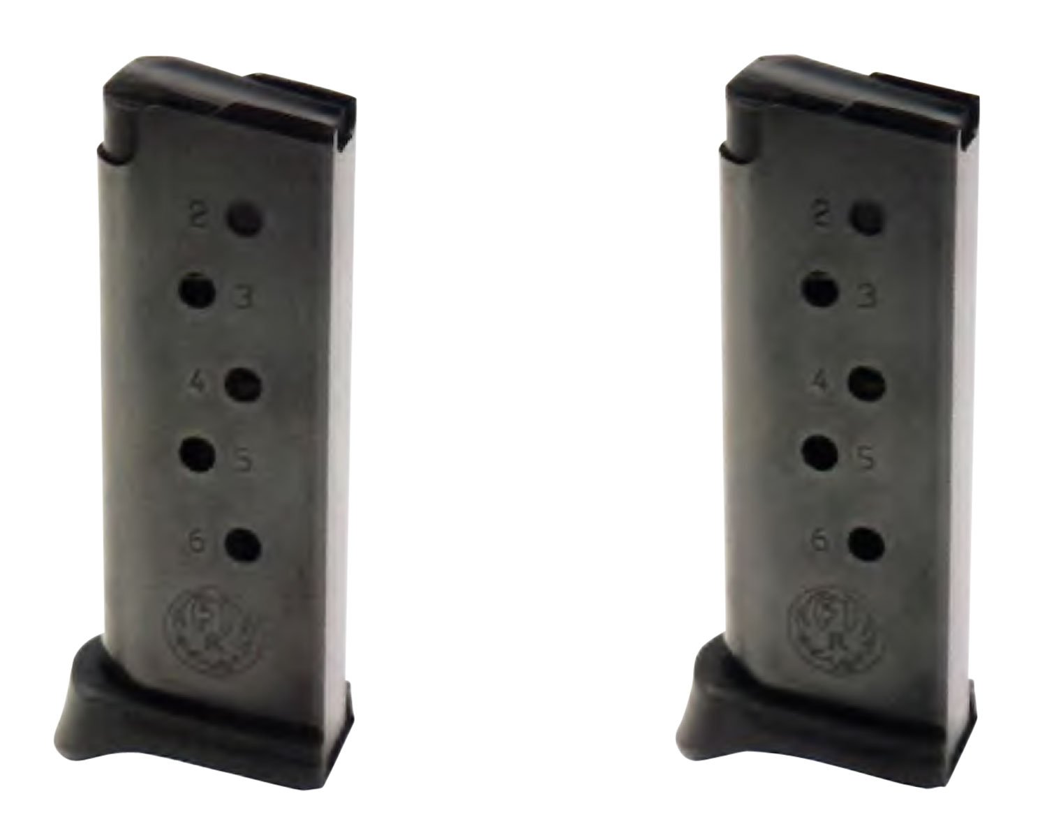 Ruger LCP 380 ACP 6 Rd Black Finish 2 Pack - Ruger - 380 ACP