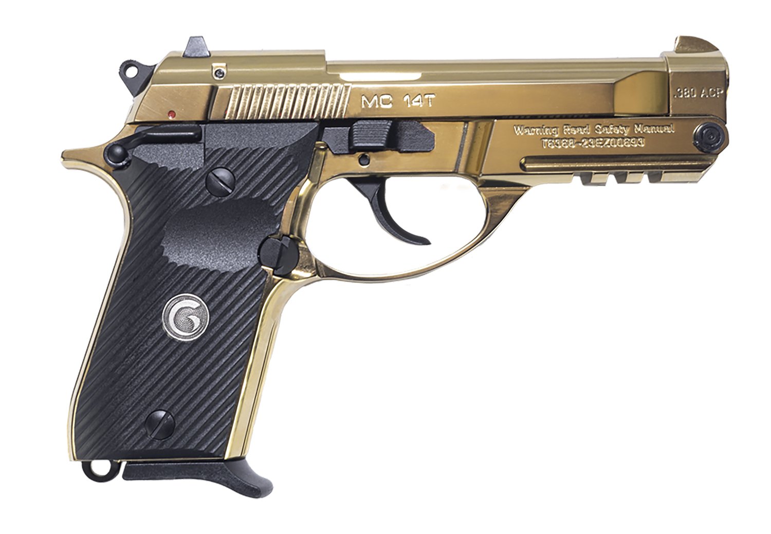 Girsan MC14T Solution 380 ACP Gold Plated Pistol - EAA - 380 ACP