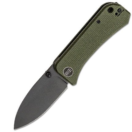 WE Banter WEK 2004J Green Micarta Handle Black S35VN Blade 2.9" Liner Lock
