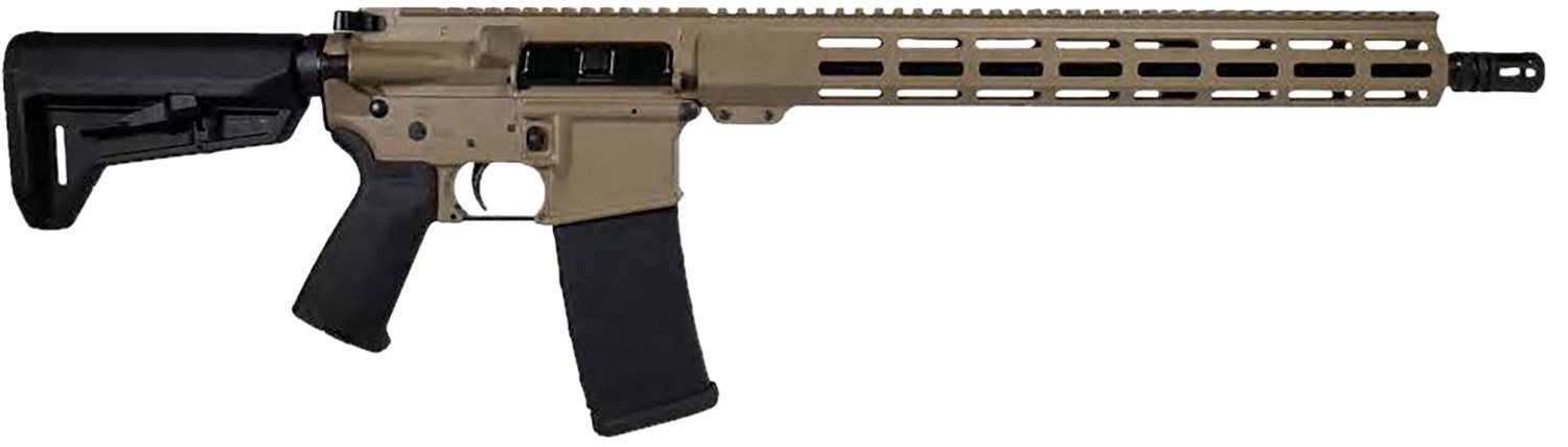Shark Coast 300-144-1000-02 5.56 16in FDE Tactical Rifle - Shark Coast Tactical - 5.56x45mm NATO