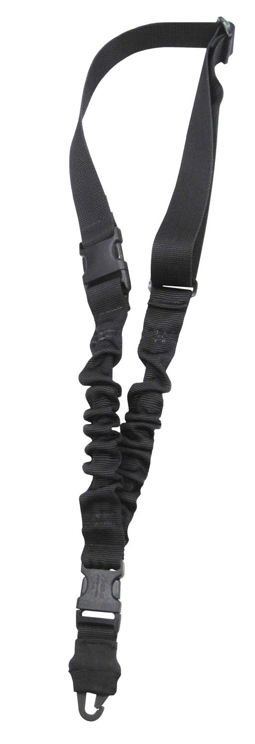 TacShield Shock Sling Single Point 1.25" Black Wit - Tac Shield