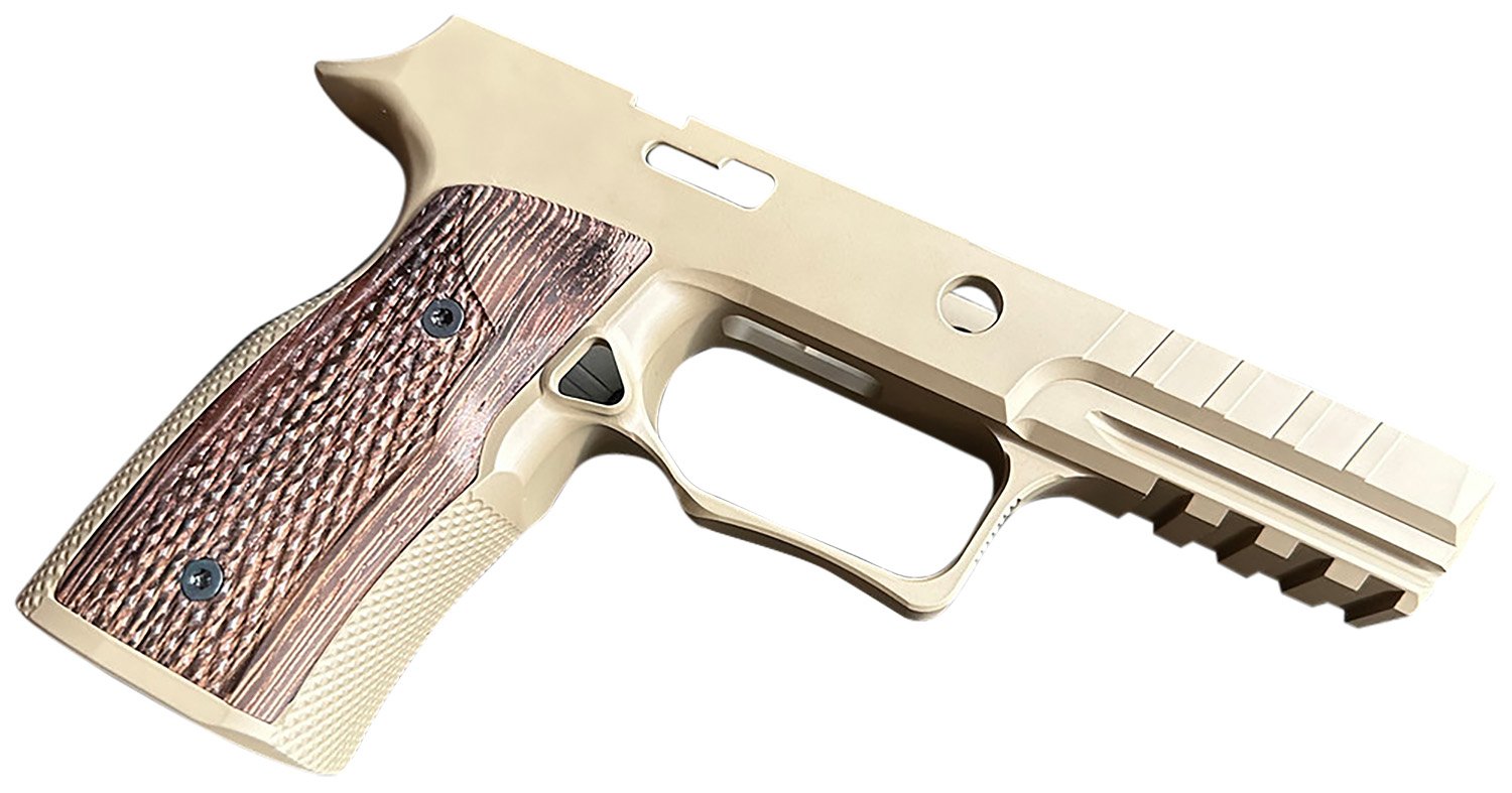 Sharps Bros SBGM10 P320 Grip Module 7075-T6 Aluminum Flat Dark Earth