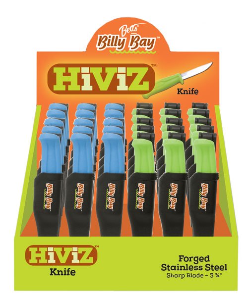 Betts TACKLE BKD-30 30 PC HI VIZ BAIT KNIFE DISP - Betts