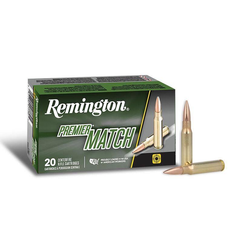 Remington Ammunition 21485 Premier Match 308Win 168gr Sierra MatchKing...