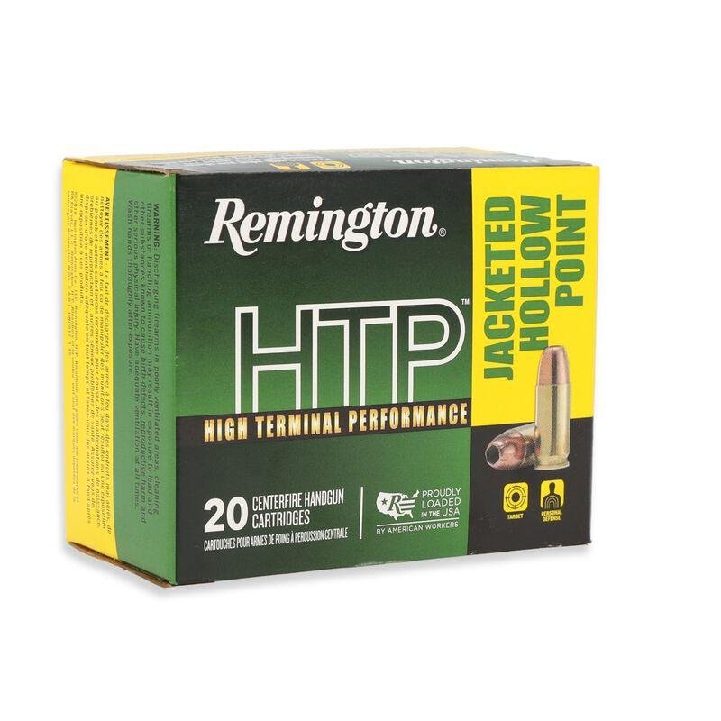 Remington Ammunition 22306 HTP 40S&W 155gr Jacketed Hollow Point 20 Per... - Remington Arms Company, LLC - JACKETED HOLLOW POINT